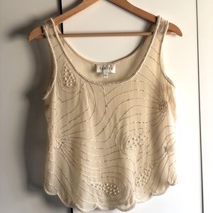 Sabine Shear Beaded Top